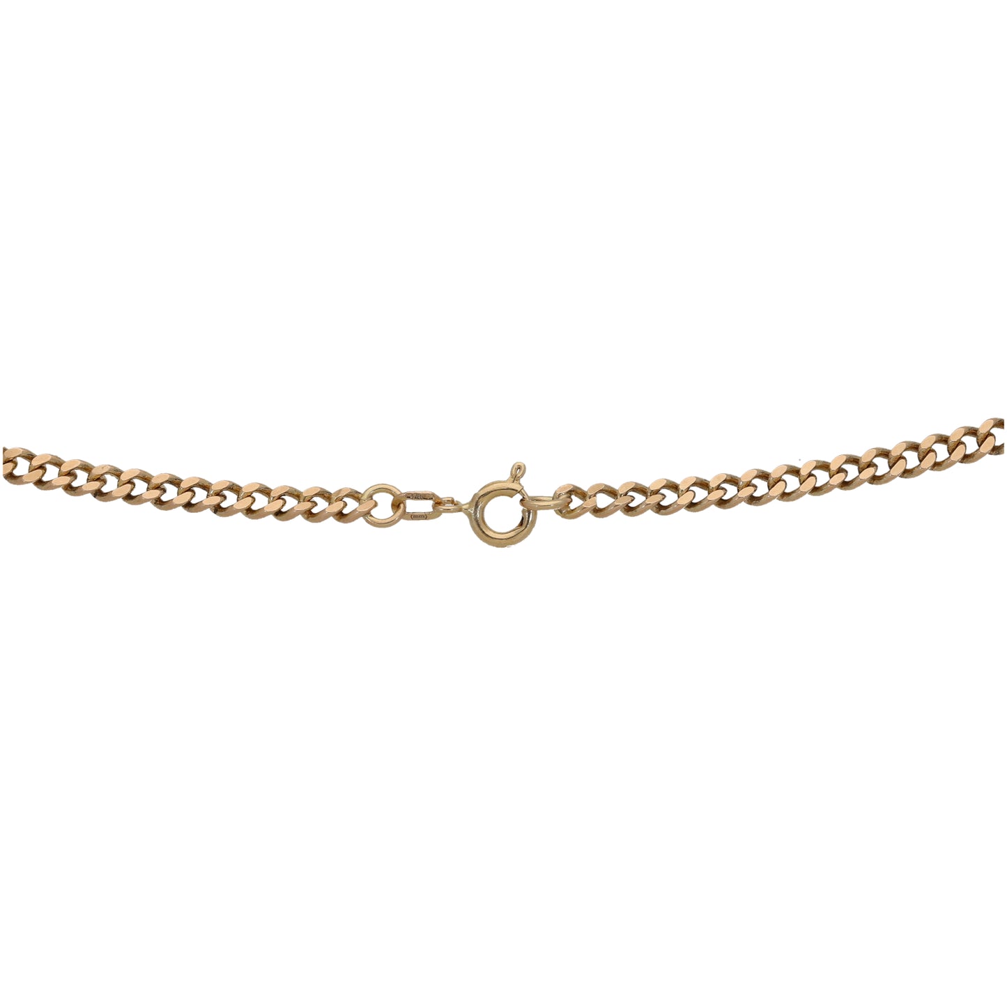 9ct Gold Curb Chain 20"