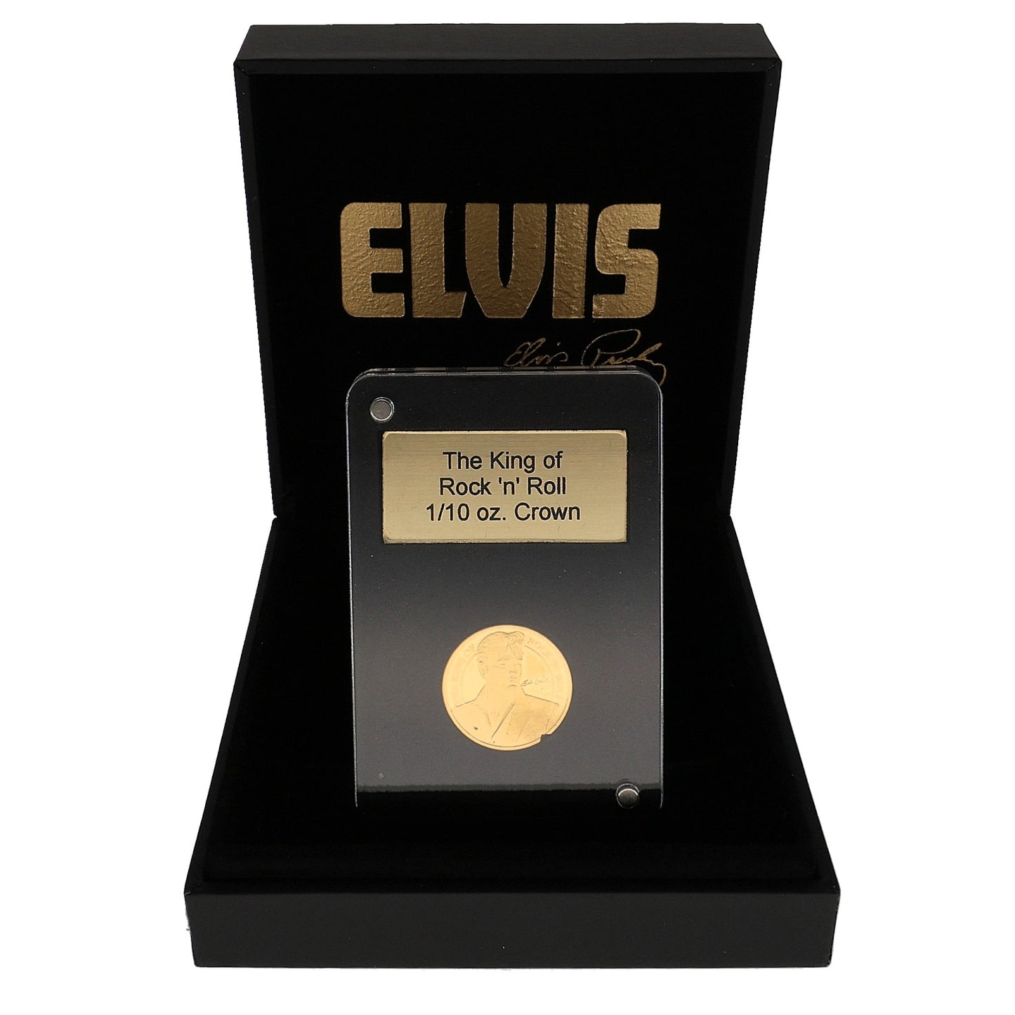 22ct Gold The King Of Rock Rock n Roll 1/10 Crown Coin 2021