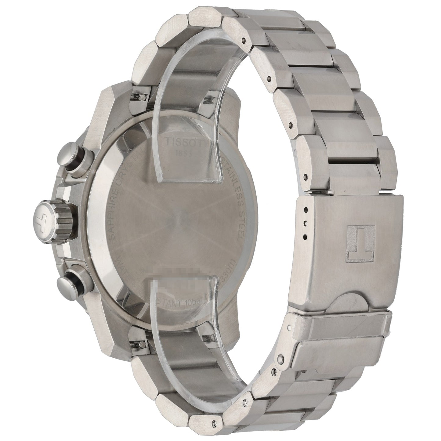 Tissot Supersport Chrono T125617A, black dial, rear angle image