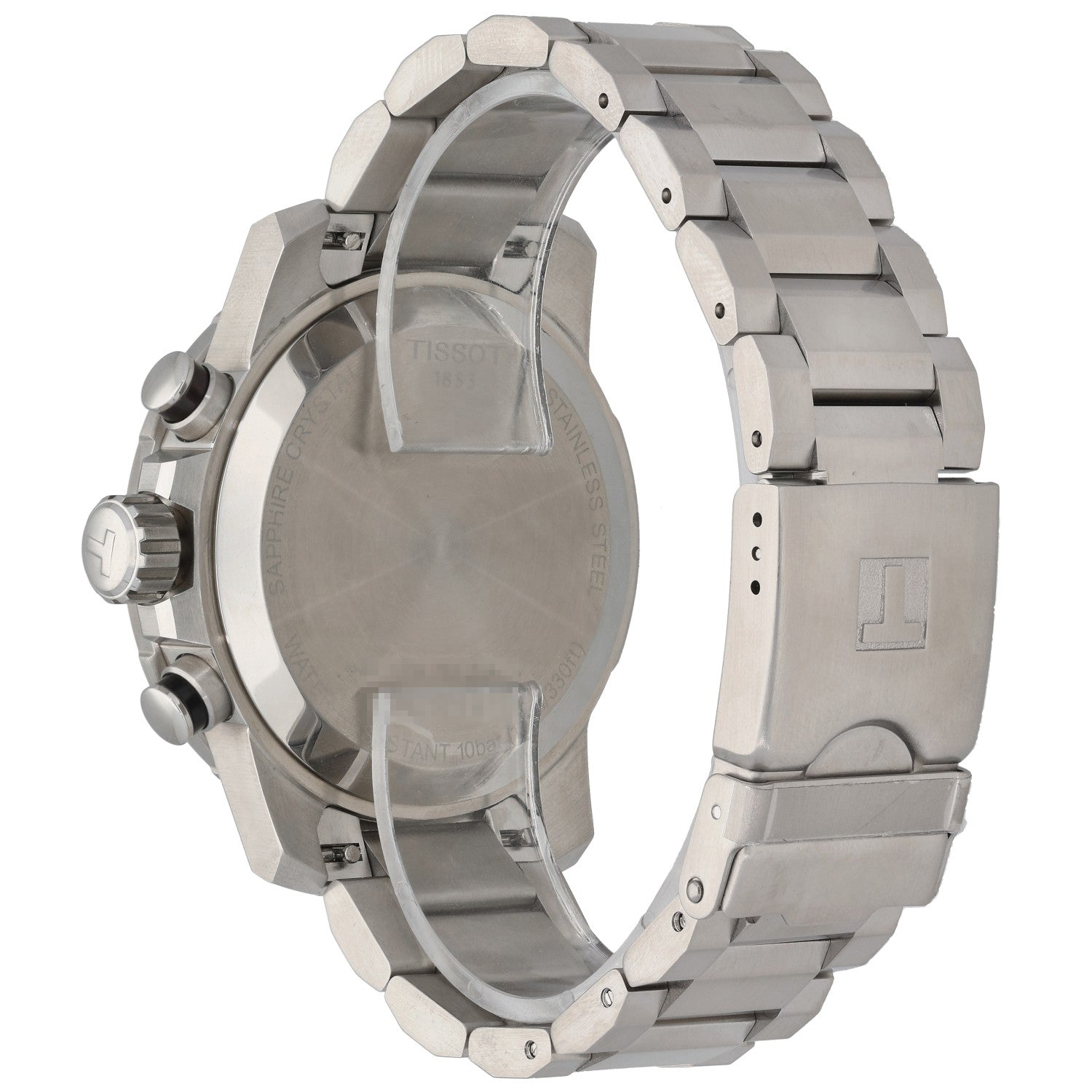 Tissot Supersport Chrono T125617A, black dial, rear angle image