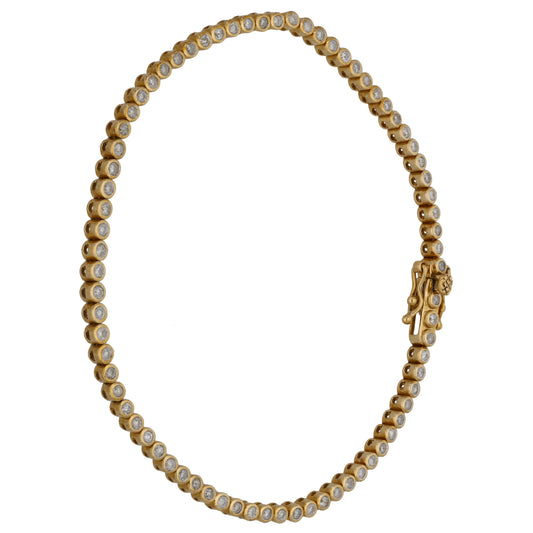 9ct Gold 1.50ct Diamond Line/Tennis Bracelet