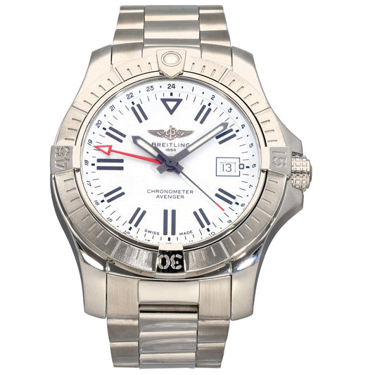 Breitling Avenger GMT 45 A32397 43mm Stainless Steel Watch