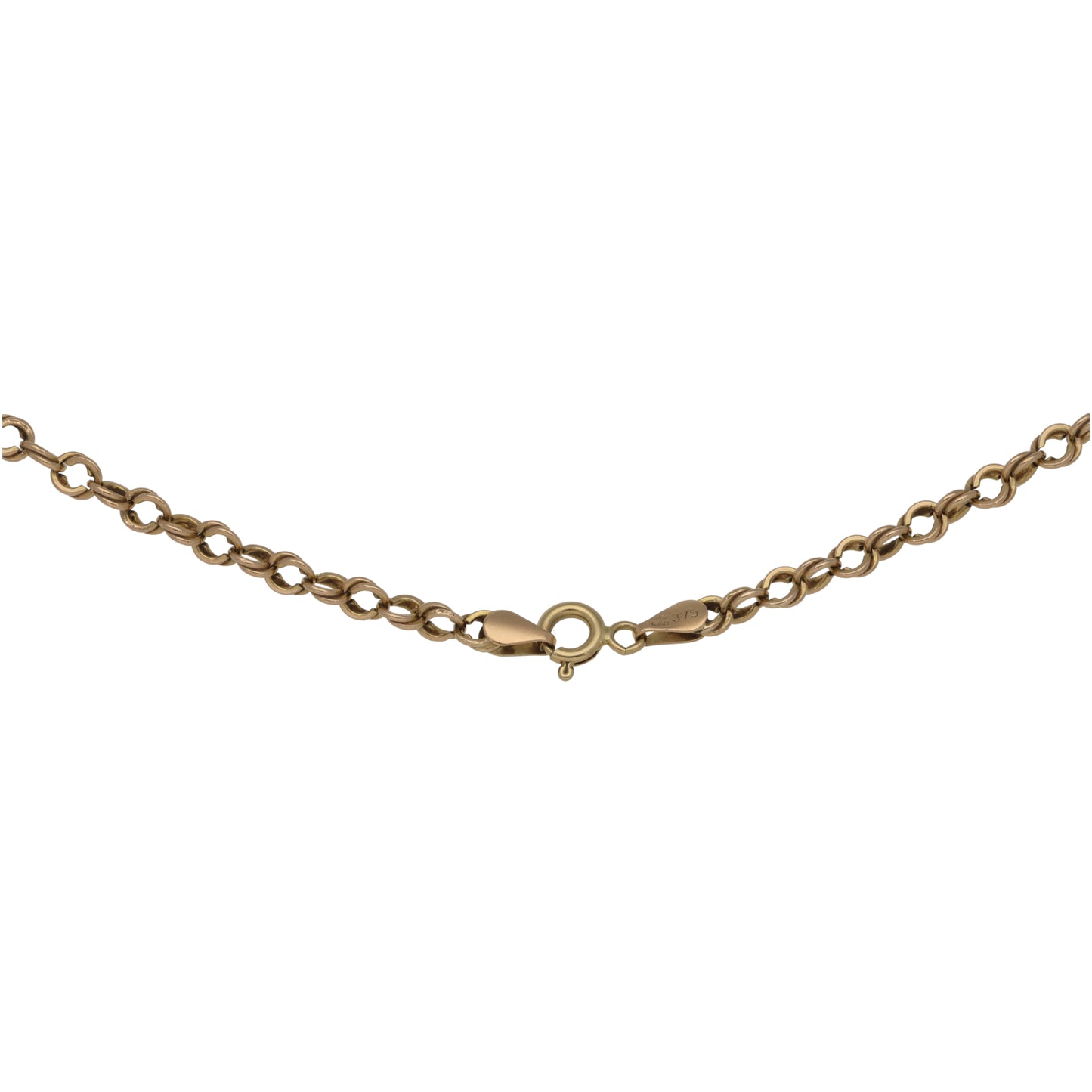 9ct Gold Belcher Chain 18"