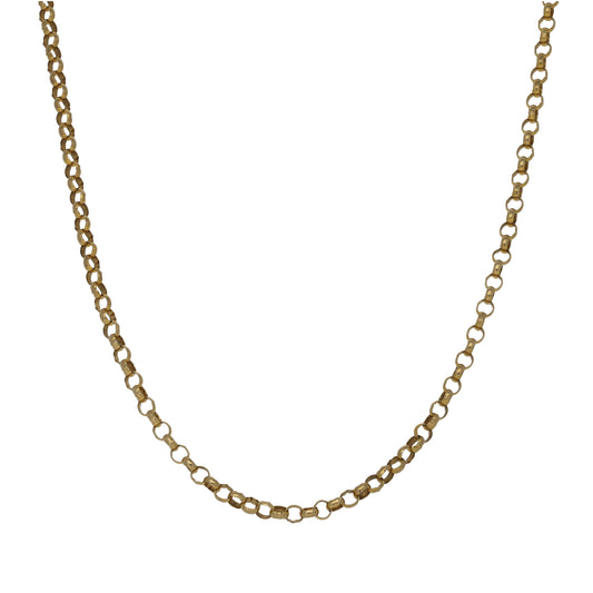 9ct Gold Belcher Chain 20"
