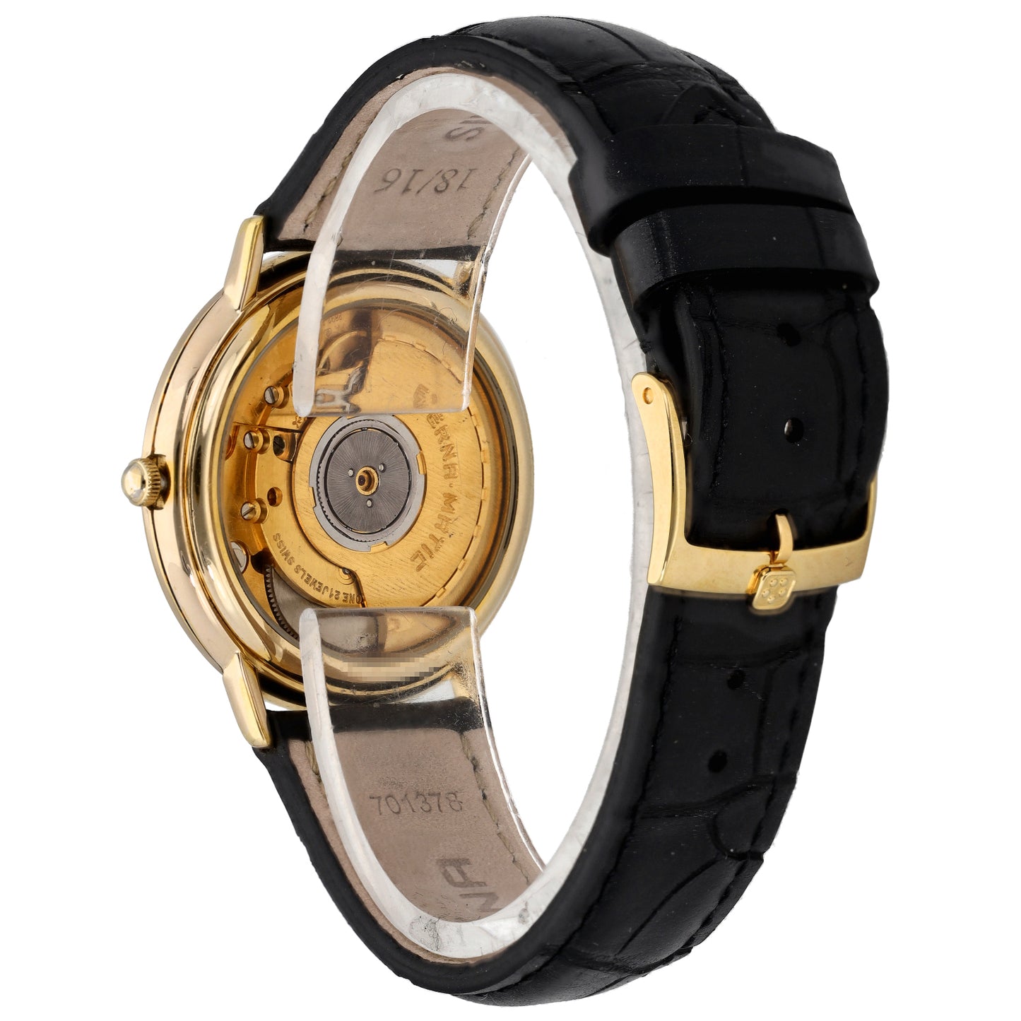 Eterna Vintage 34mm Gold Plated Watch