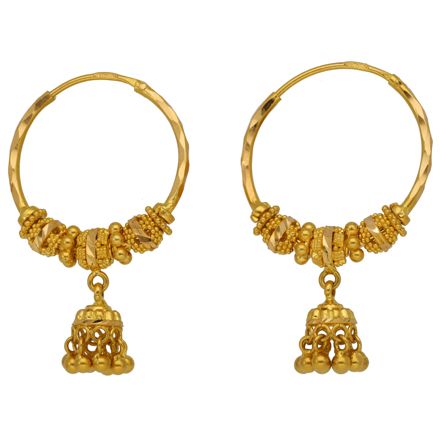 22ct Gold Hoop Earrings