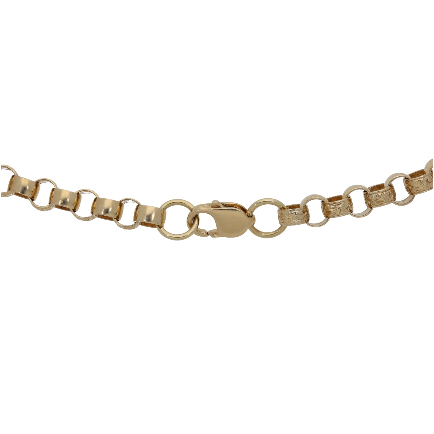 9ct Gold Belcher Chain 24"