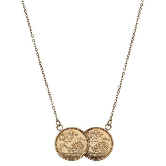9ct Gold St George Chain 18"