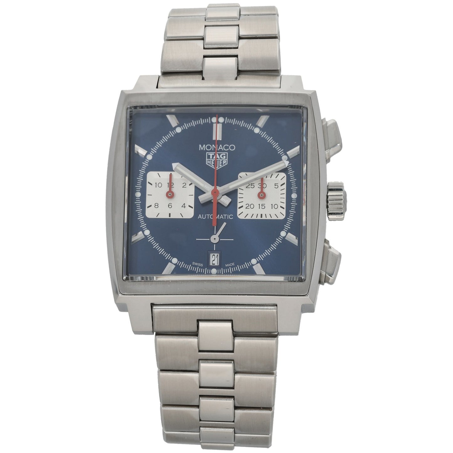 Tag Heuer Monaco CBL2111 39mm Stainless Steel Watch