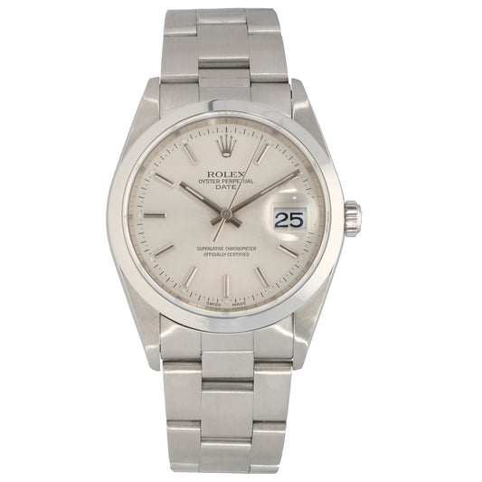 Rolex Date 15200 34mm Stainless Steel Watch