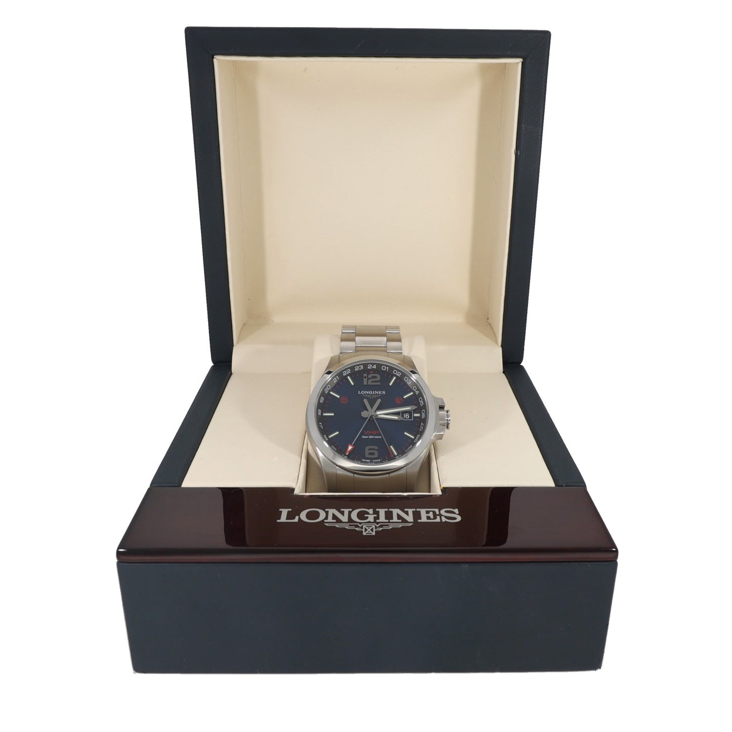 Longines Conquest V.H.P L3.728.4 43mm Stainless Steel Watch