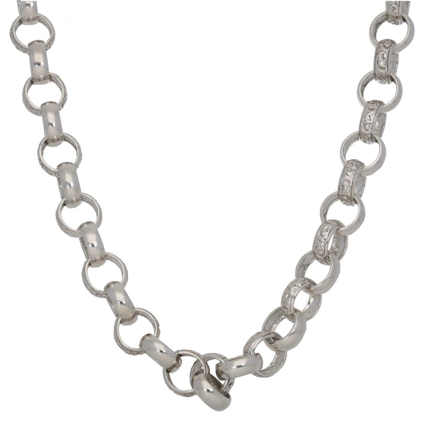 Sterling Silver Belcher Chain 22"