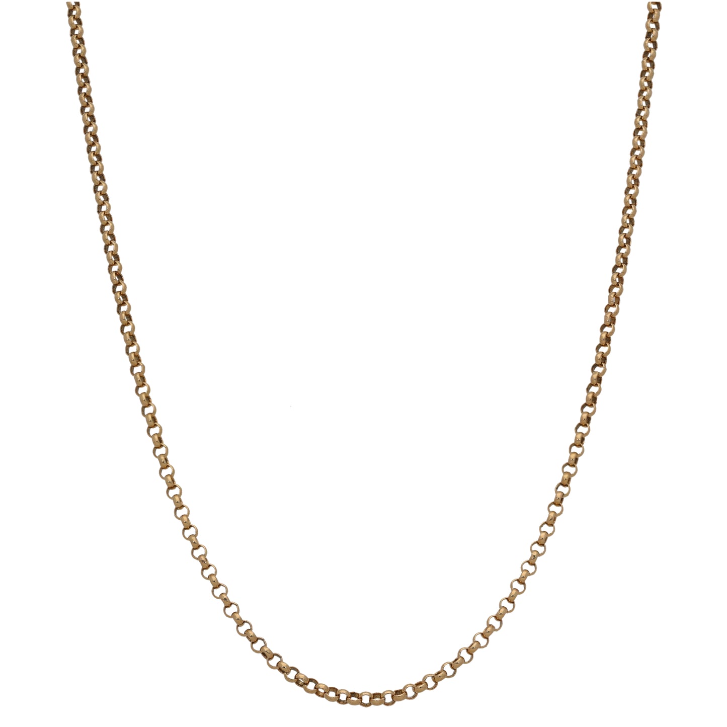 9ct Gold Belcher Chain 18"