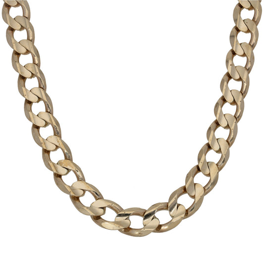9ct Gold Curb Chain 24"