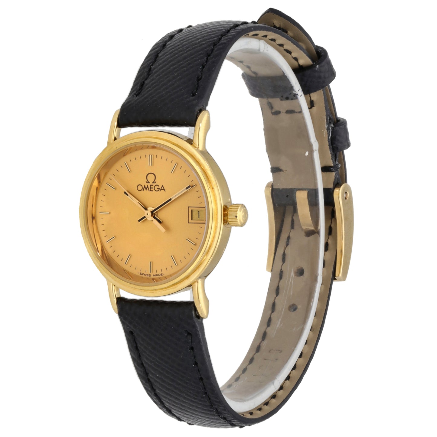 Omega Vintage 22.5mm Gold Watch