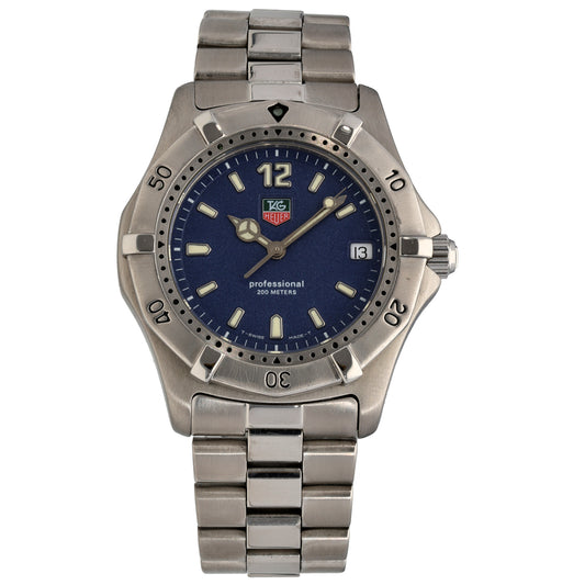 Tag Heuer 2000 Series WK1113 38mm Stainless Steel Watch