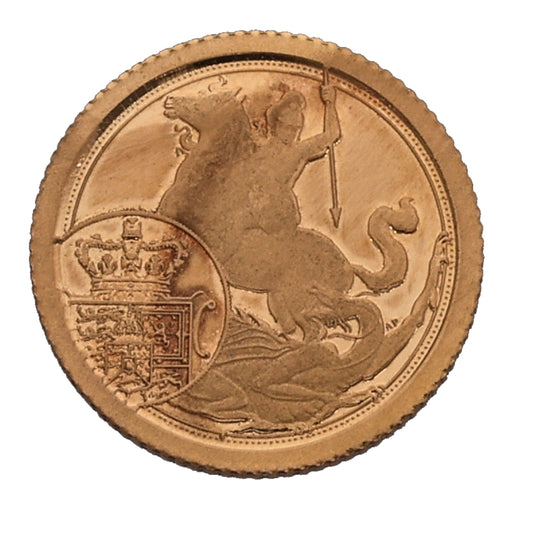 22ct Gold Queen Elizabeth II Eighth Sovereign Coin 2025