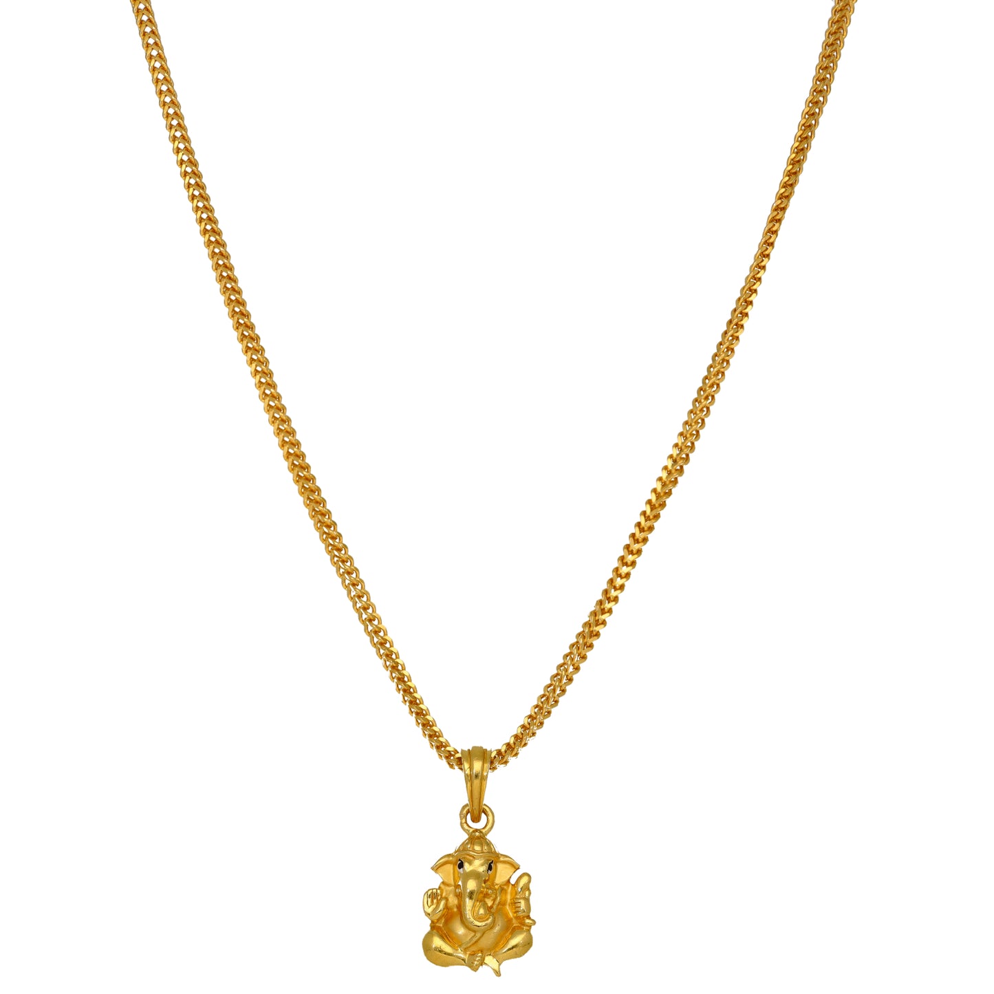 22ct Gold Ganesh Pendant With Chain