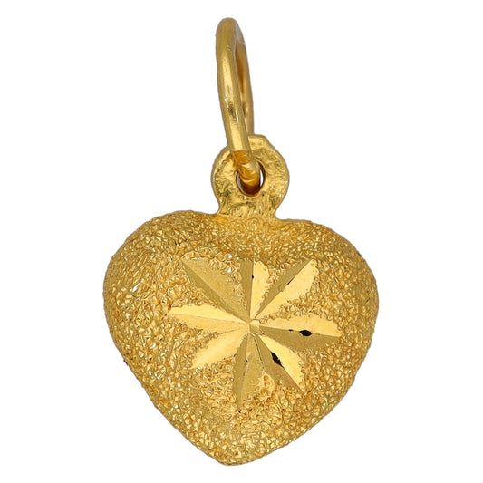 22ct Gold Heart Pendant