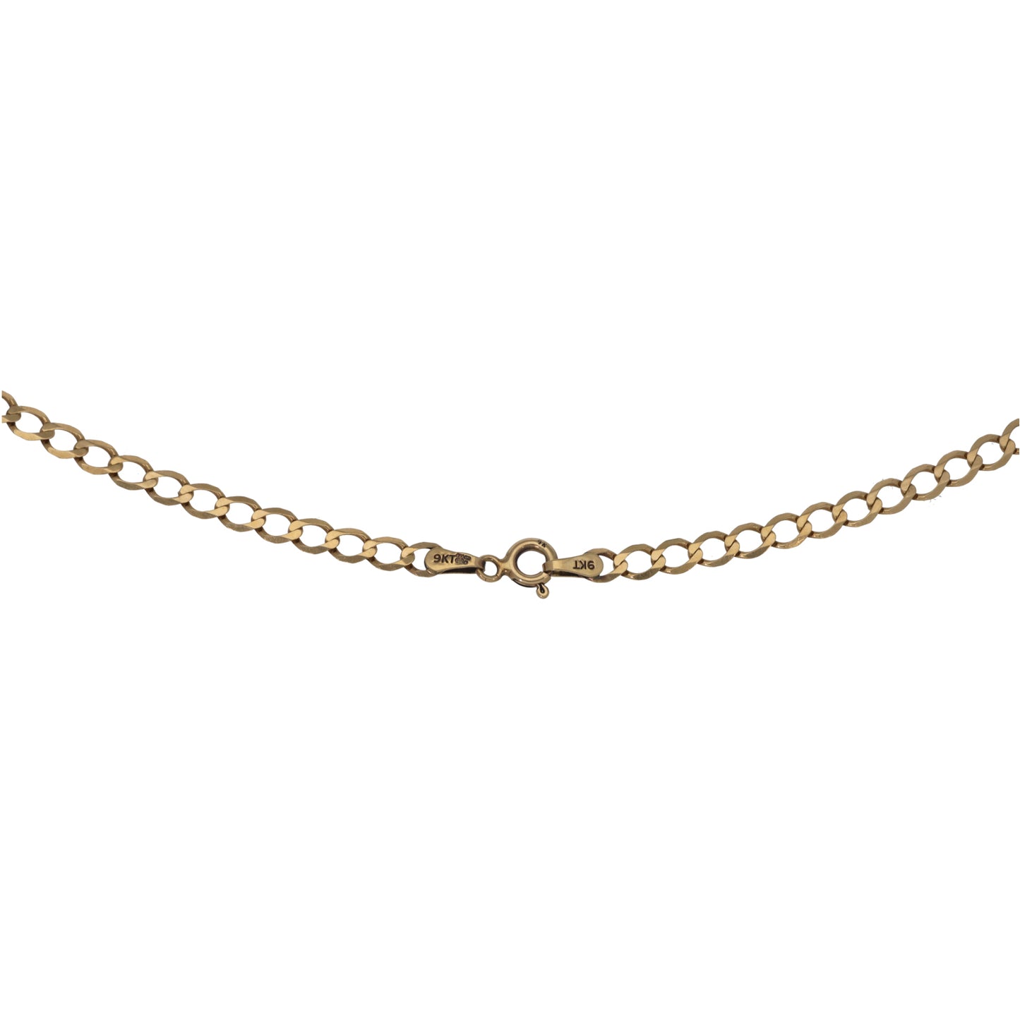 9ct Gold Curb Chain 20"