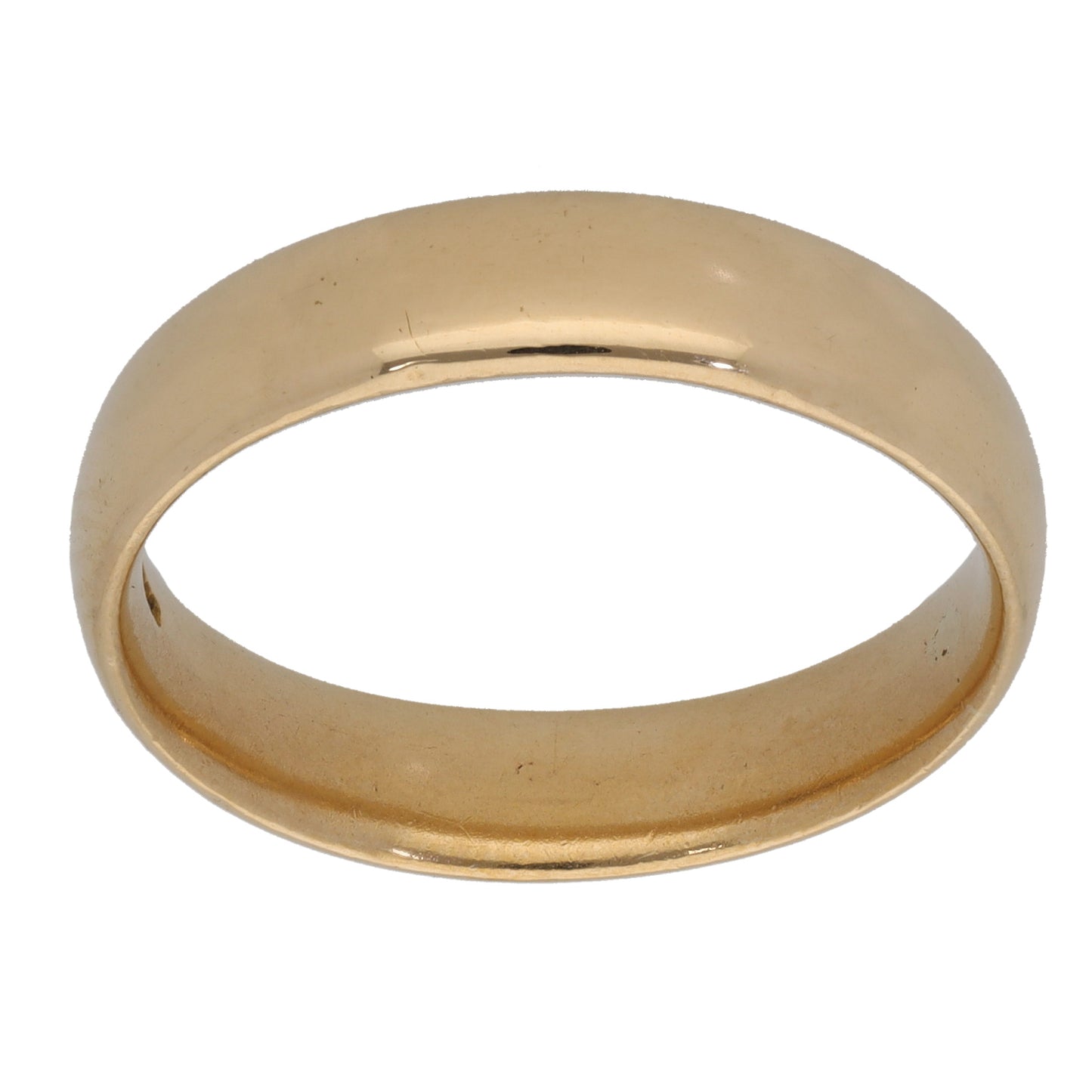 9ct Gold Plain Wedding Ring Size T