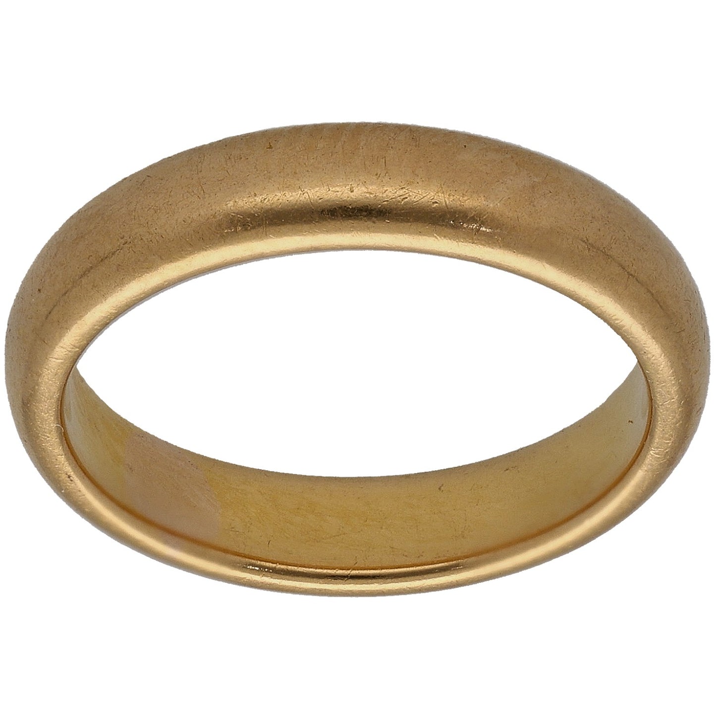 22ct Gold Plain Wedding Ring Size L