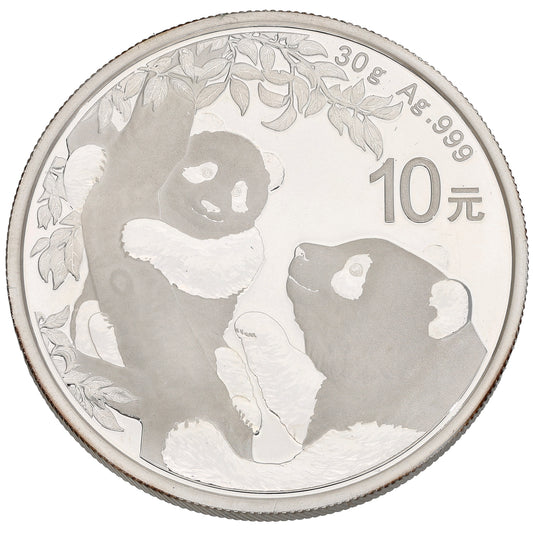 Fine Silver Chinese Panda 1 OZ Coin 2021