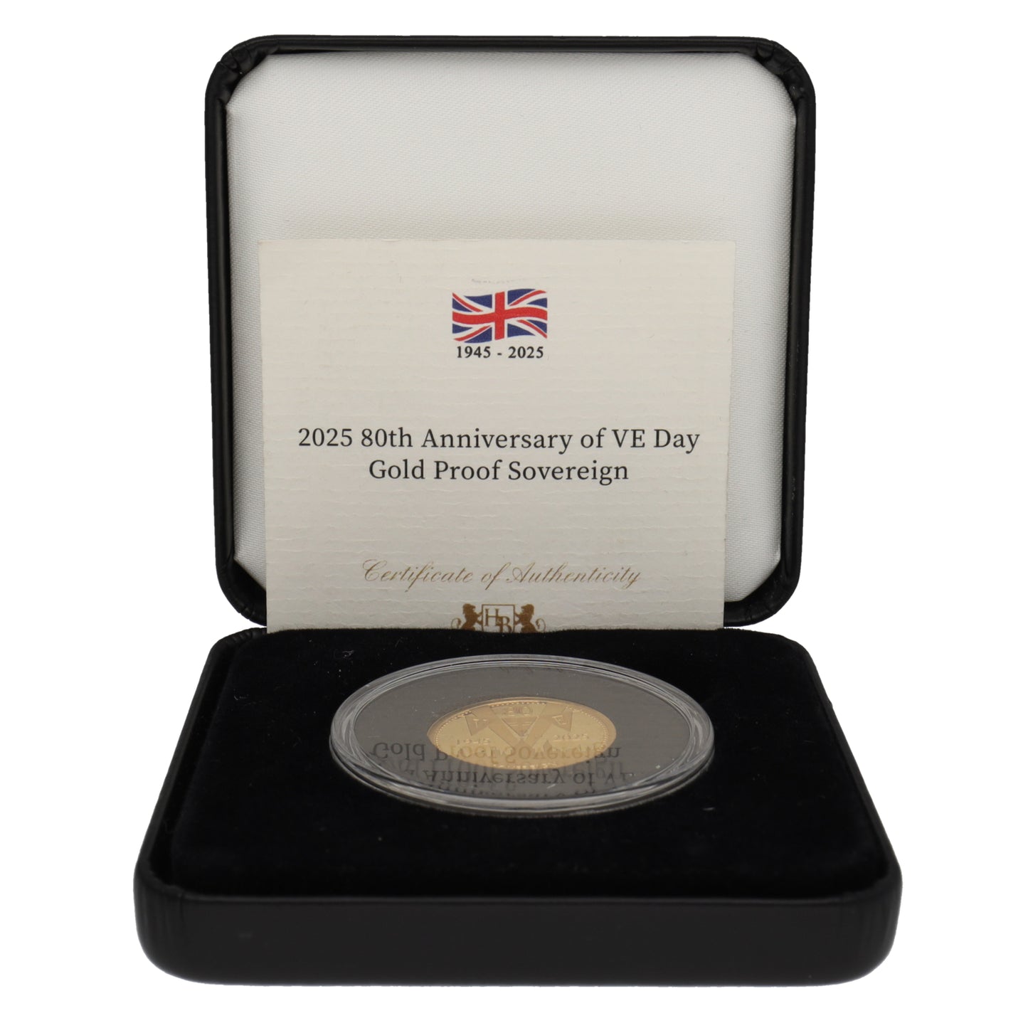 22ct Gold 80th Anniversary Of VE Day Full Sovereign Coin 2025