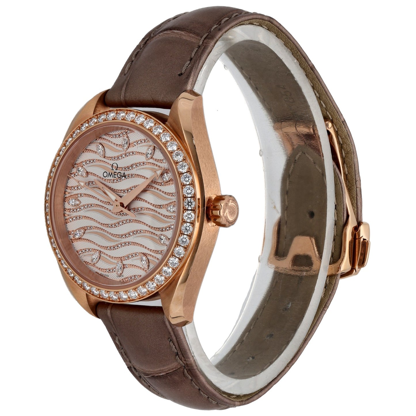 Omega Seamaster Aqua Terra 220.58.34.20.99.006 34mm Rose Gold Watch (Ex-Display)