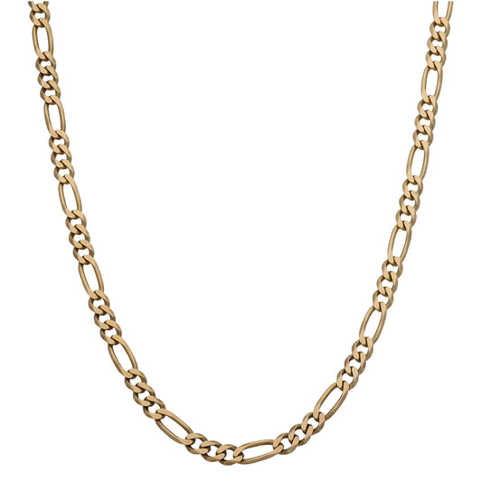 9ct Gold Figaro Chain 24"