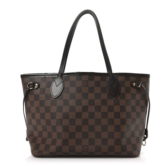 Louis Vuitton Neverfull PM Damier Ebene Coated Canvas Bag - Brown