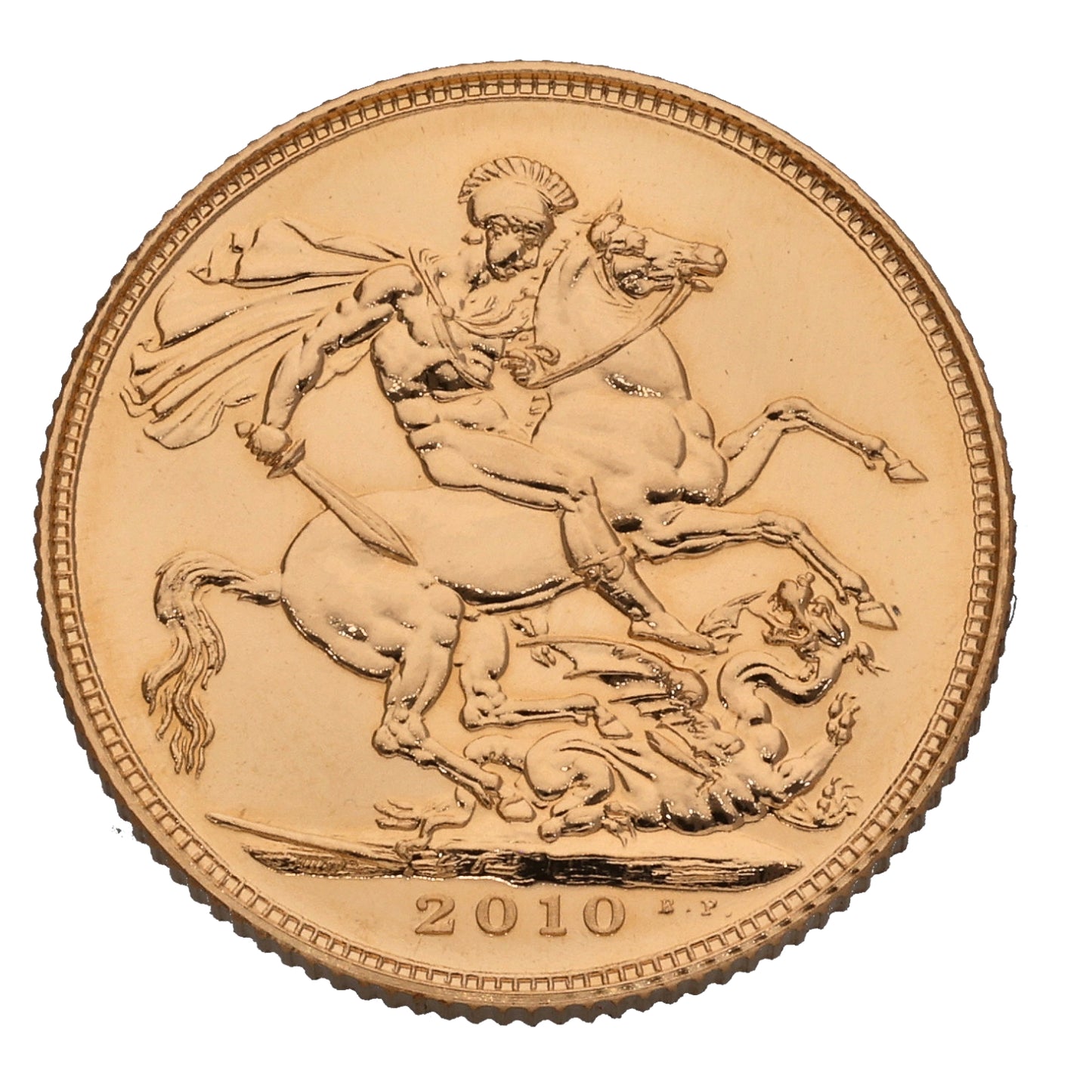 22ct Gold Queen Elizabeth II Full Sovereign Coin 2010