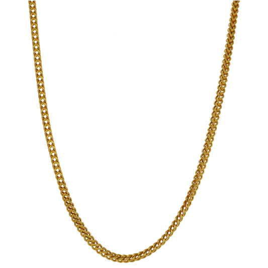 22ct Gold Box Chain 16"