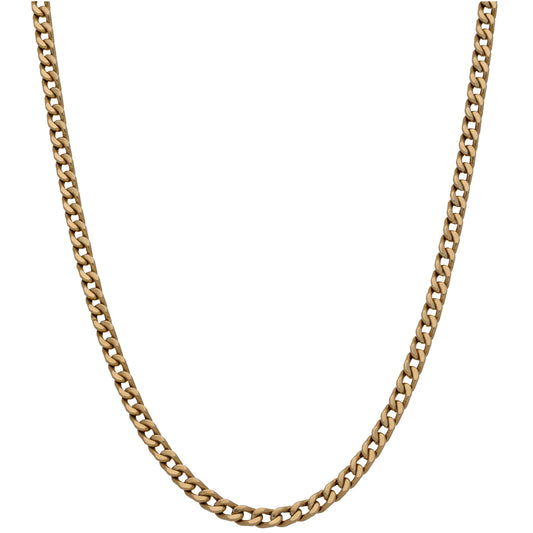 9ct Gold Curb Chain 24"