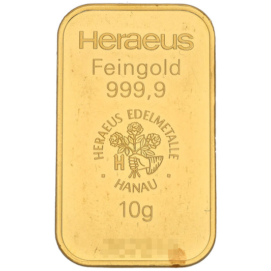 24ct 10g Gold Bar