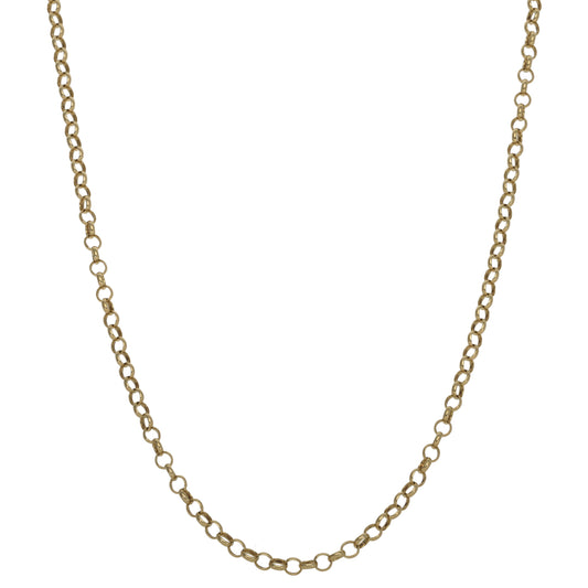 9ct Gold Belcher Chain 22"