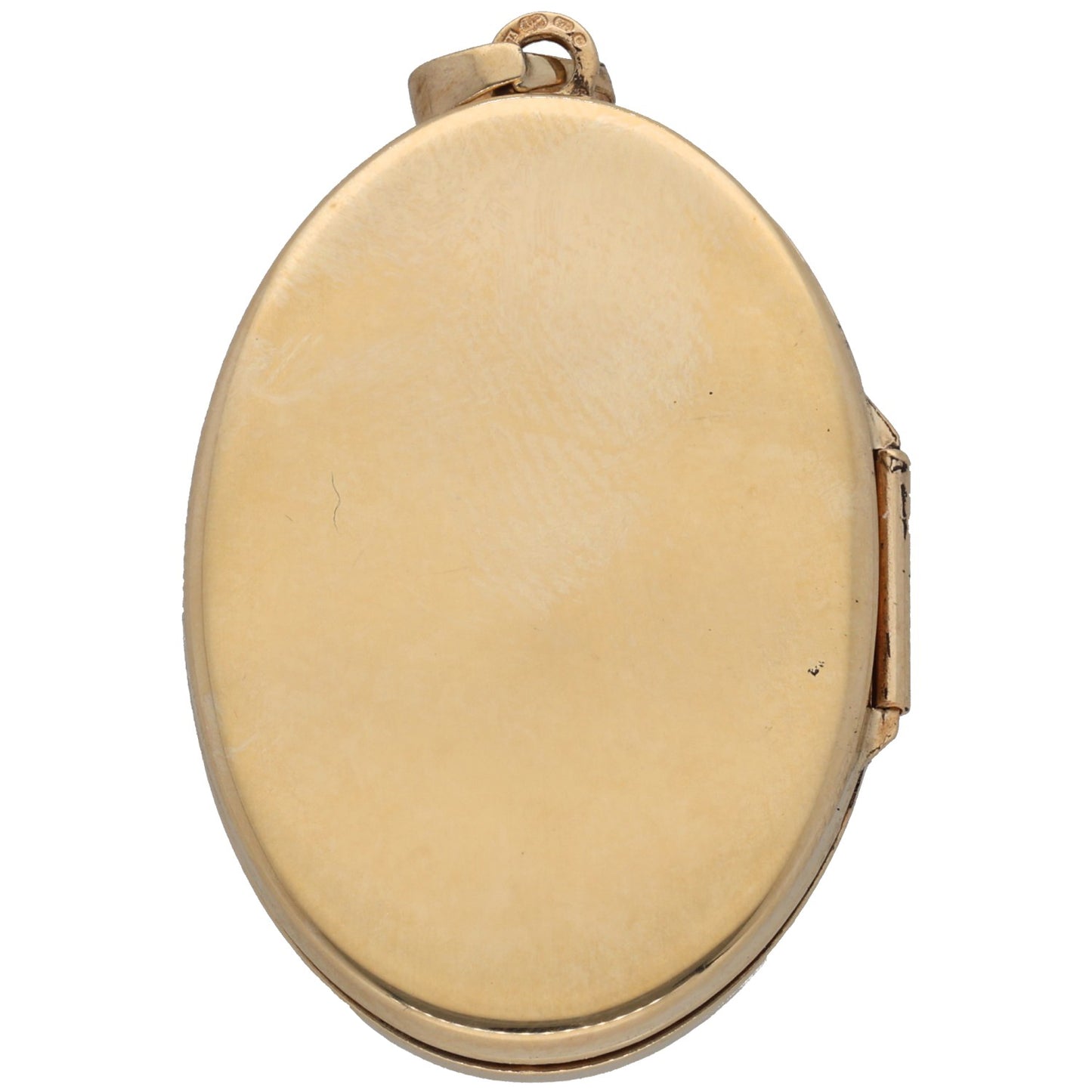 9ct Gold Patterned Locket Pendant