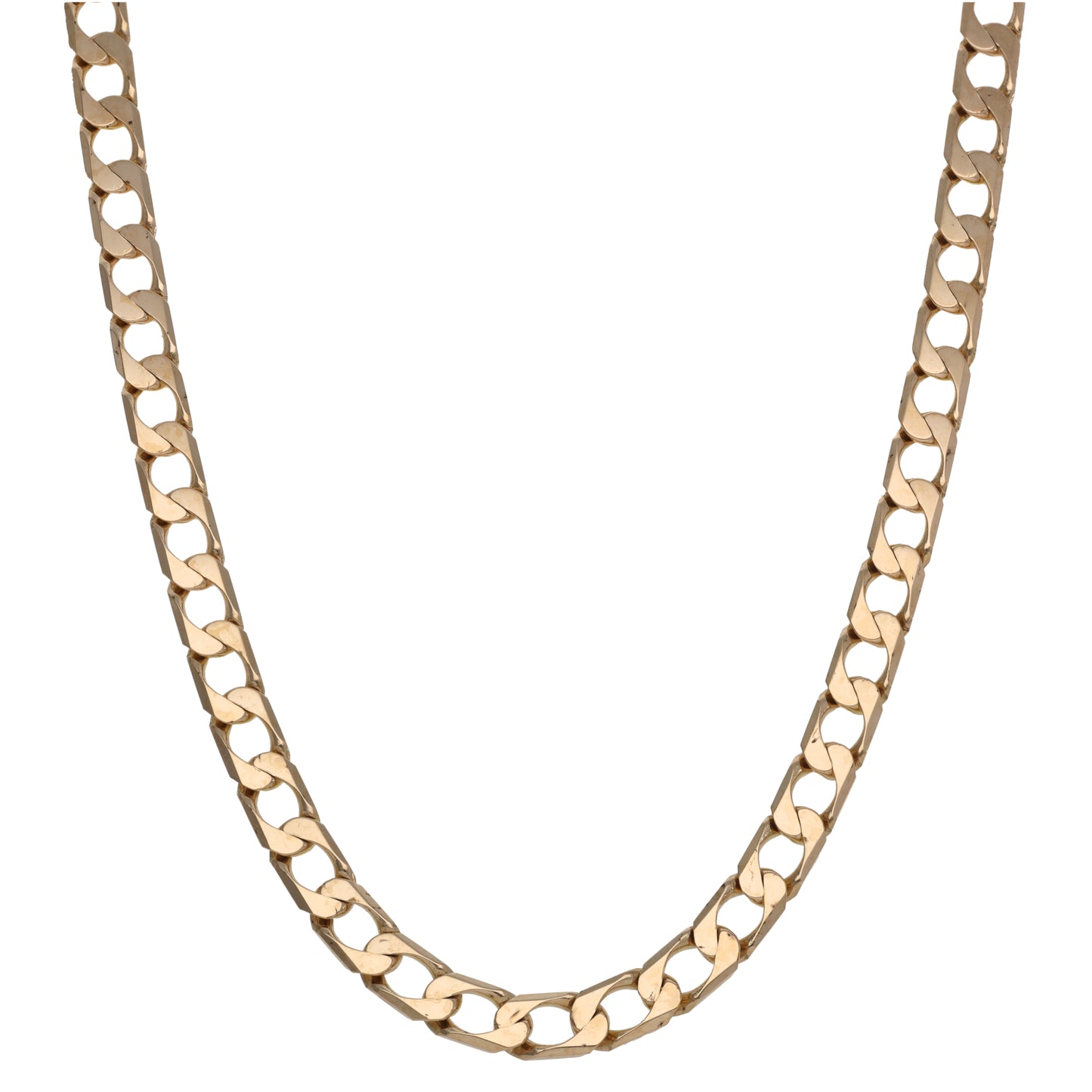 9ct Gold Curb Chain 20"