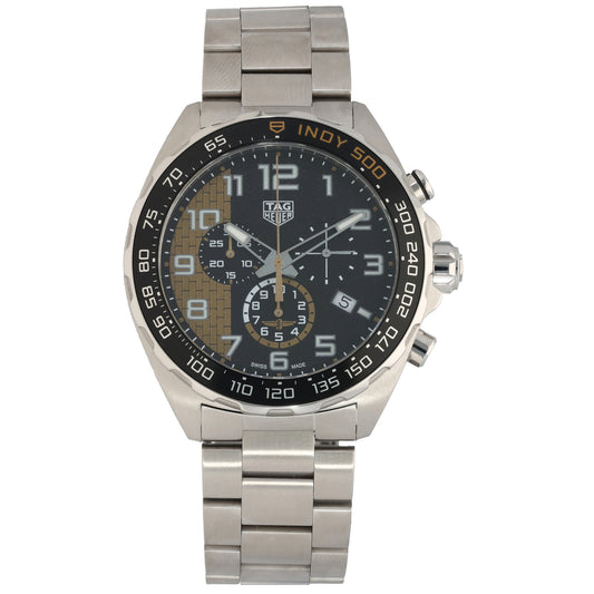 Tag Heuer Formula 1 Indy 500 CAZ101AU 43mm Stainless Steel Watch