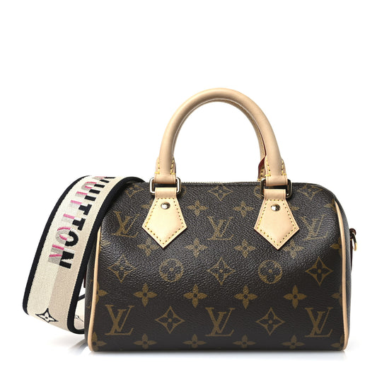 Louis Vuitton Speedy Bandoulière 20 Monogram Coated Canvas Bag - Brown
