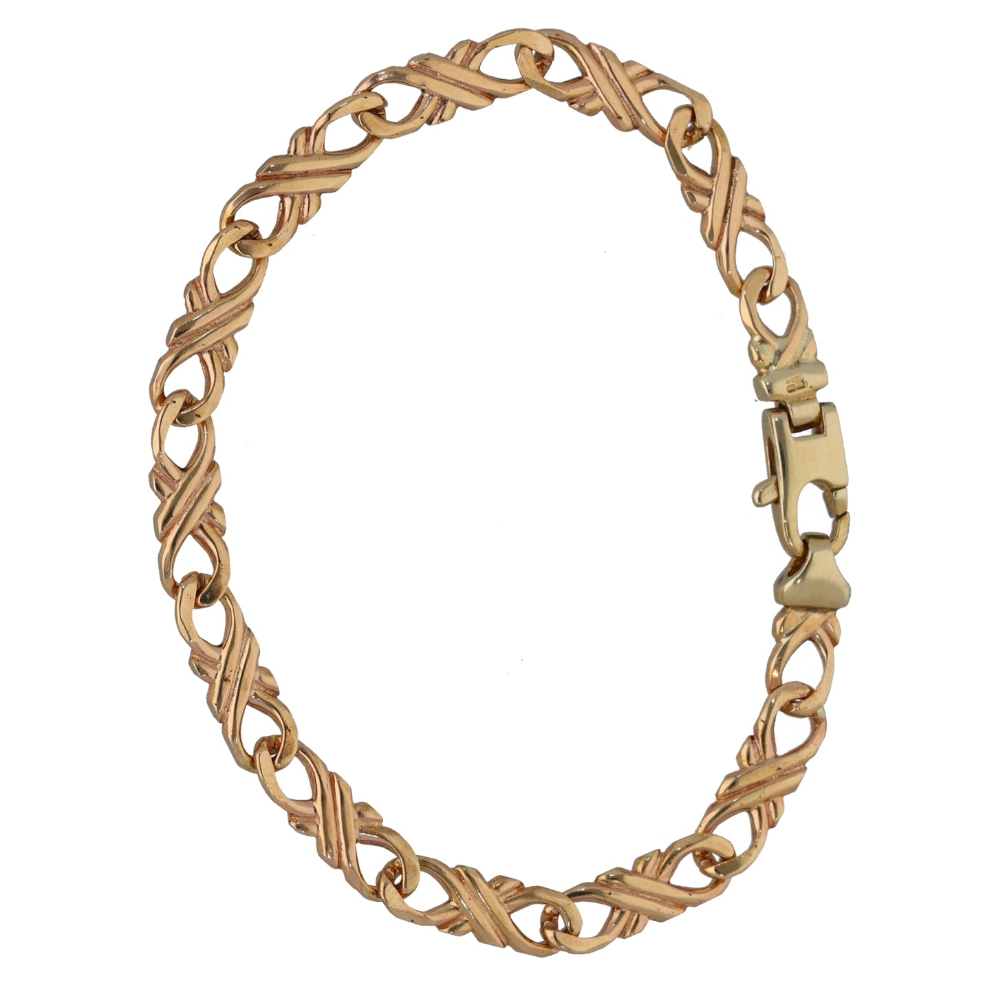 9ct Gold Byzantine Bracelet