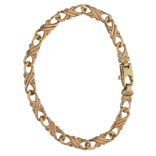 9ct Gold Byzantine Bracelet