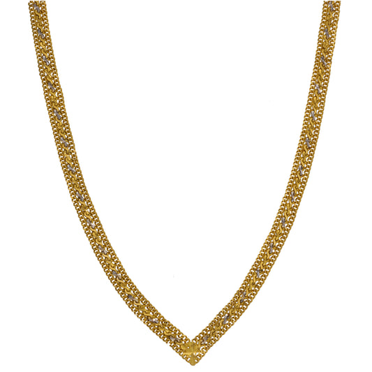 22ct Gold Fancy Necklace 18"