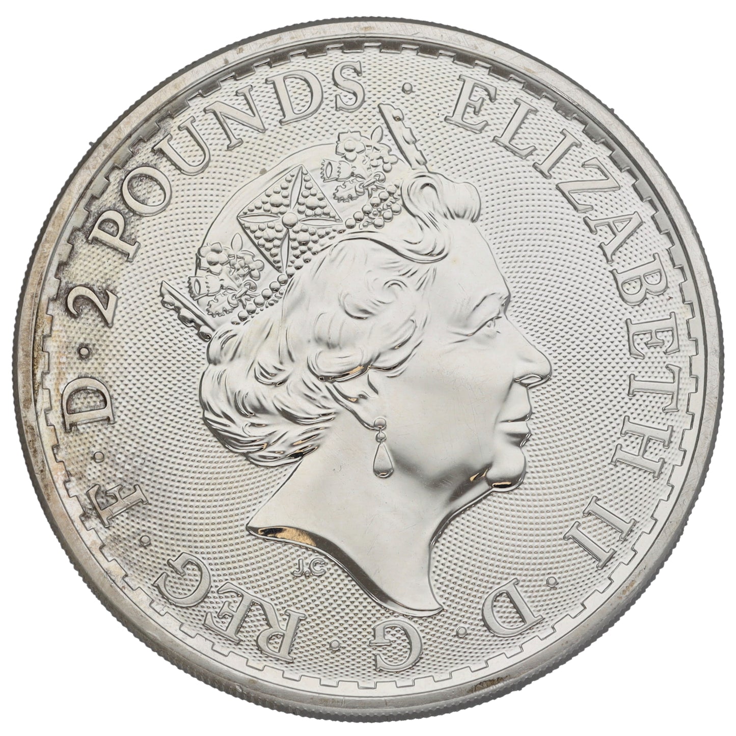 Fine Silver Queen Elizabeth II 1 OZ Britannia Coin 2019