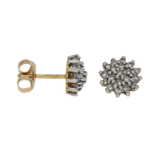 18ct Gold 0.38ct Diamond Stud Earrings