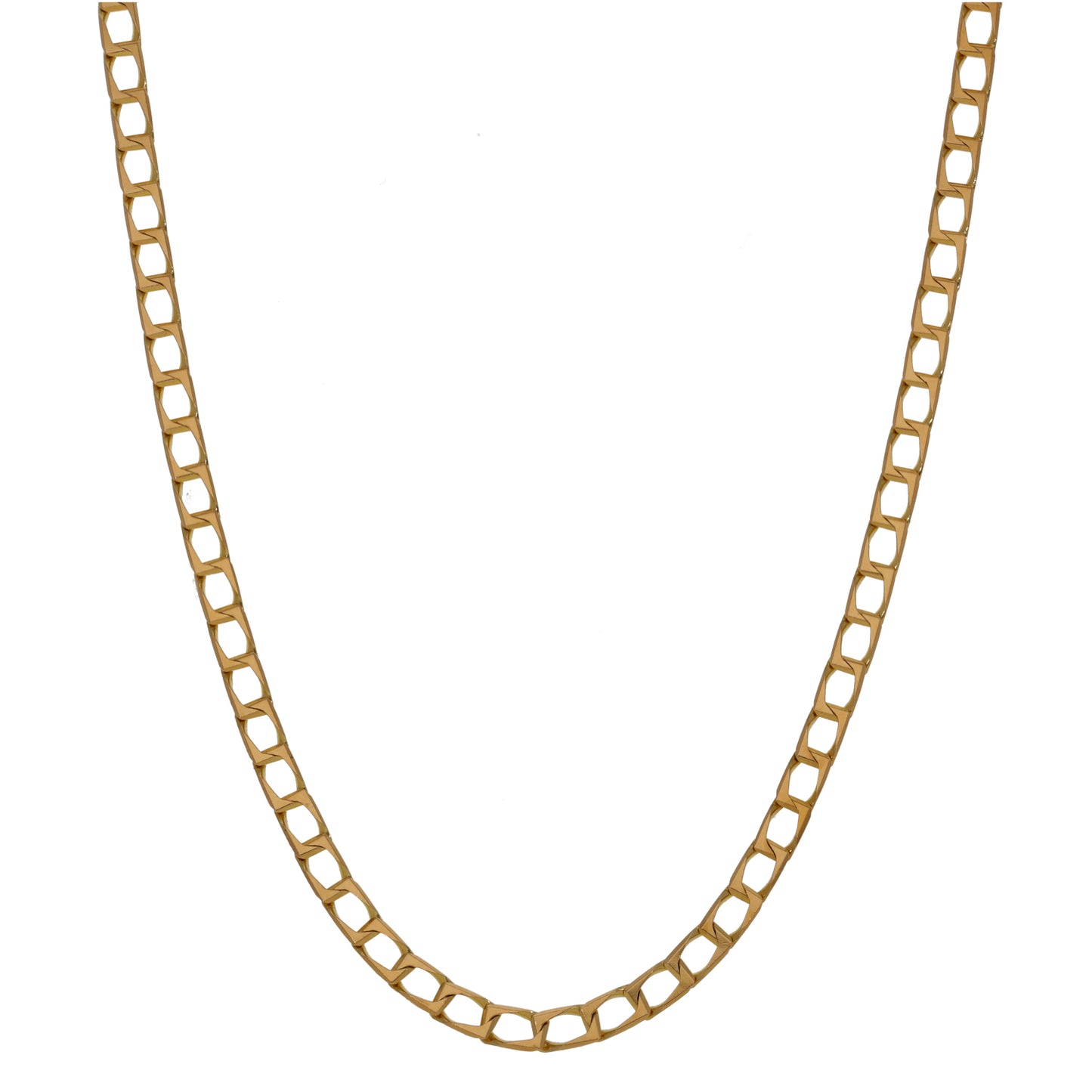 9ct Gold Curb Chain 24"