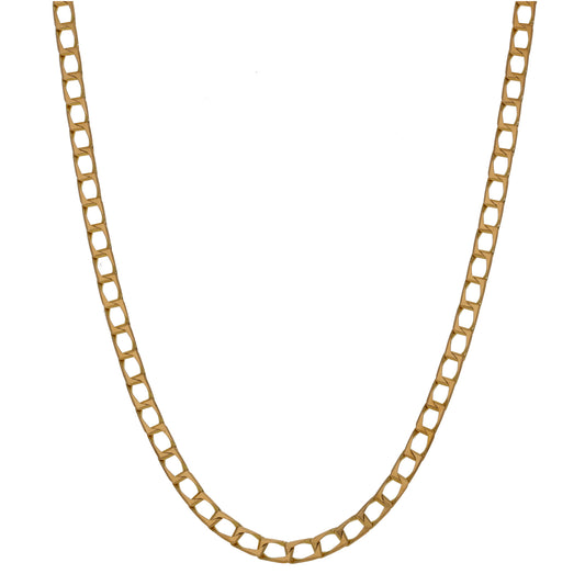 9ct Gold Curb Chain 24"