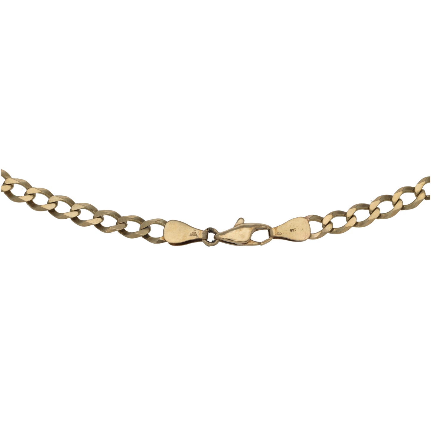 9ct Gold Curb Chain 20"