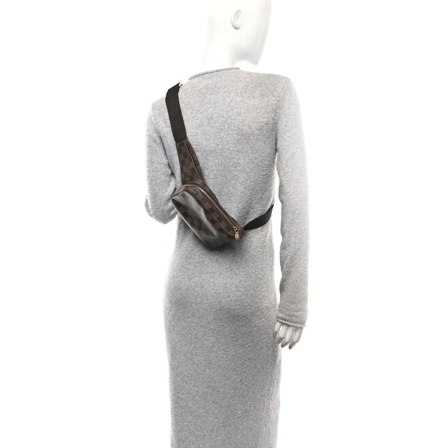 Louis Vuitton Geronimos Damier Ebene Coated Canvas Bag - Brown