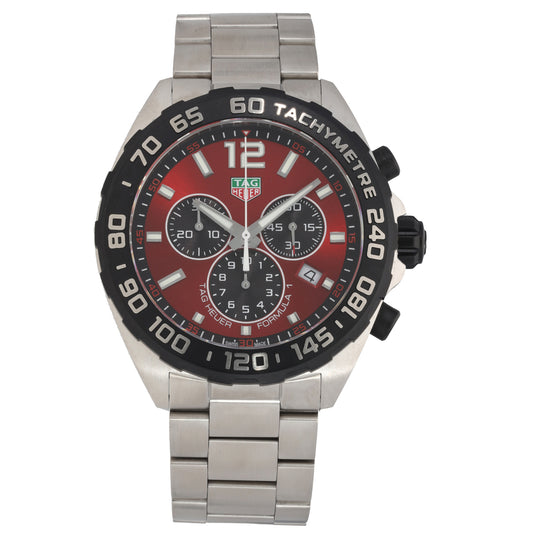 Tag Heuer Formula 1 CAZ101AN 43mm Stainless Steel Watch